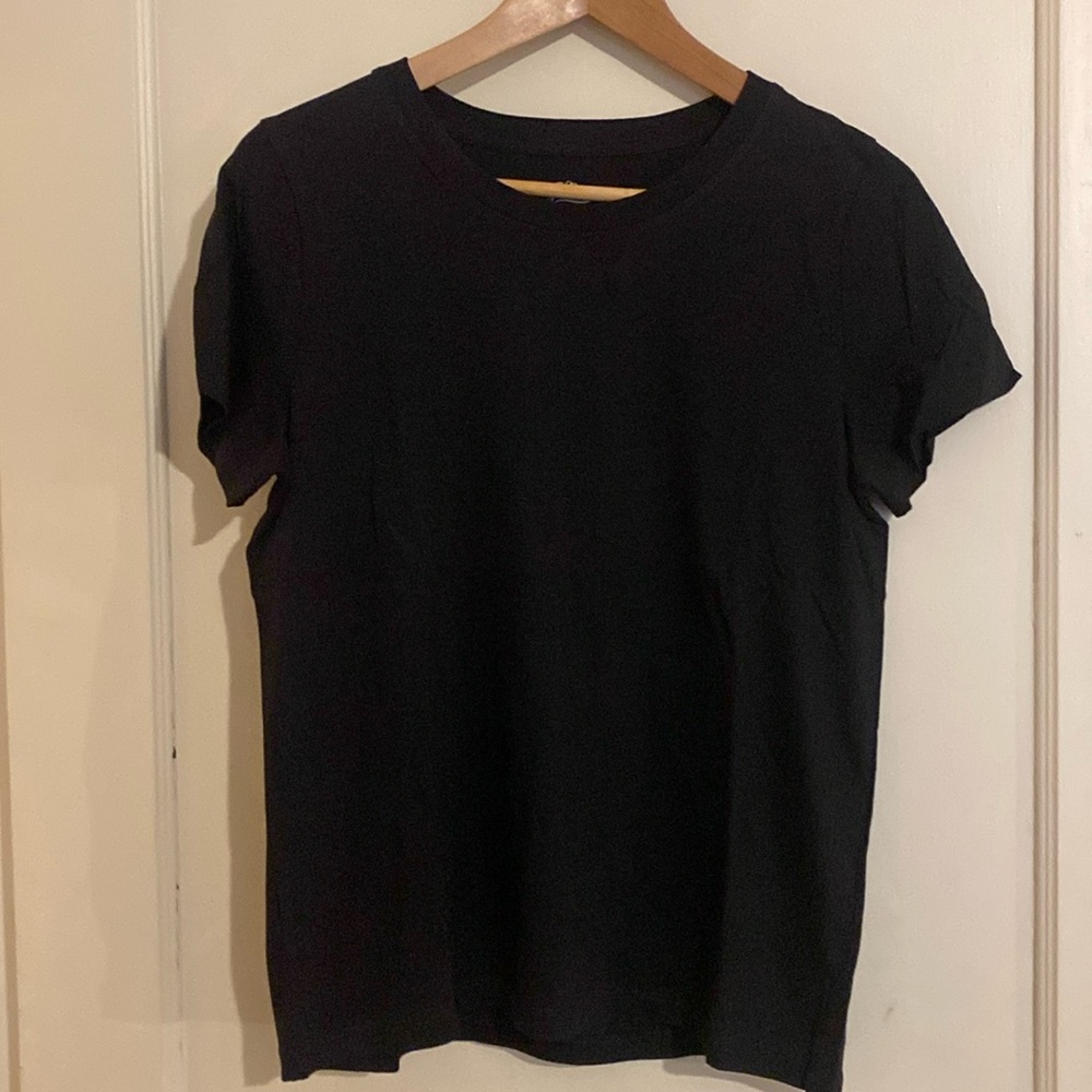 Black crewneck tee J Crew